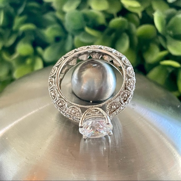 MEDA Sterling Silver CZ Ring - Picture 6 of 6